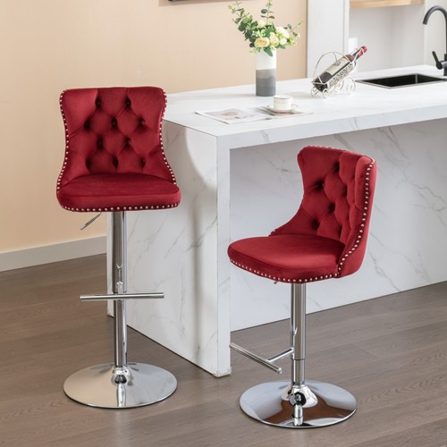 Set tufted velvet swivel - tufted,