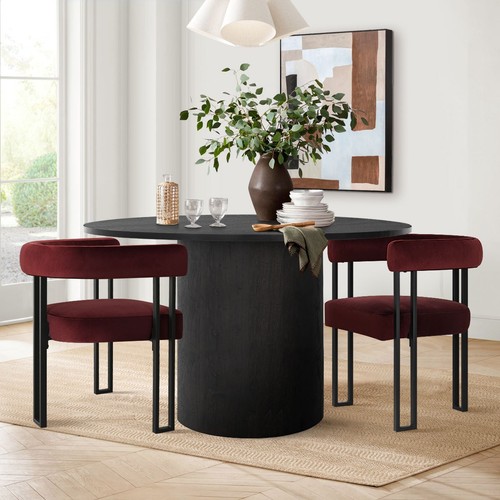 Set burgundy velvet - burgundy,